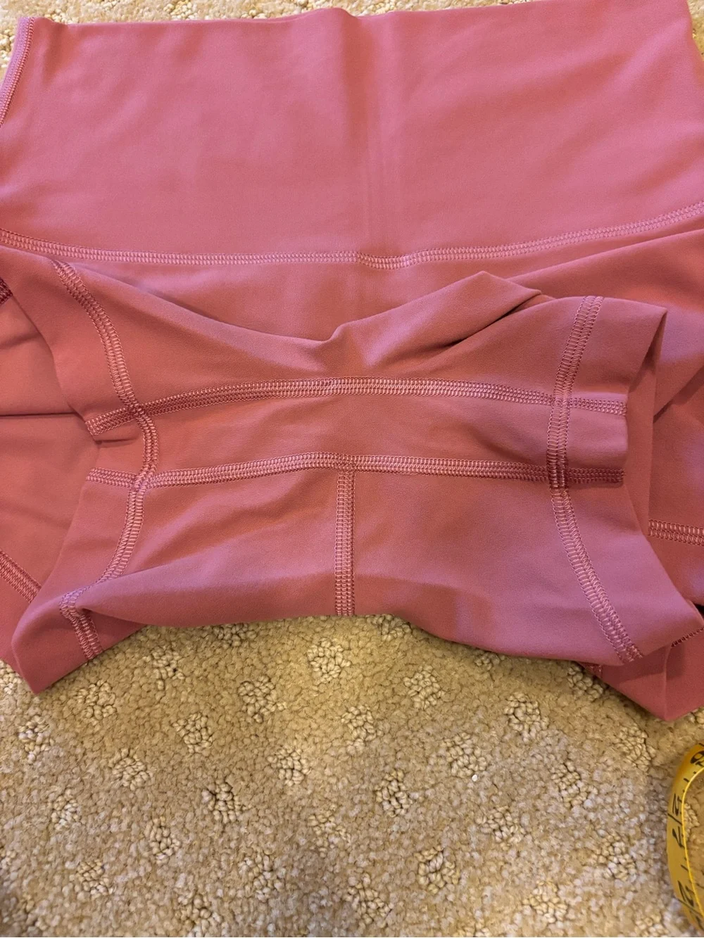 lululemon align high rise short 4” dark pink. Sz 6. Orig price 68 plus tax.